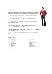 English Worksheet: Passages Textbook 2 vocab review - Units 1 - 6 misc vocabulary revie