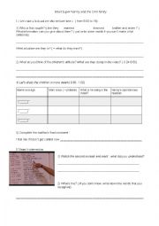 English Worksheet: Put yourself in Super Nanny�s shoes : The Orm family