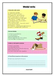 English Worksheet: Grammar test 