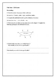 Worksheet about smoking and Test of 4th form 