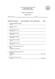 English Worksheet: passive voice simple exercises in present and past quiz