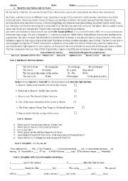 English Worksheet: Movies