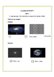 English Worksheet: ACTIVITY