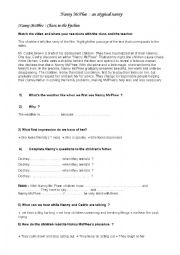 English Worksheet: Nanny McPhee Movie Study 2/2