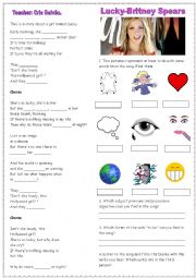 English Worksheet: Simple Present - Song