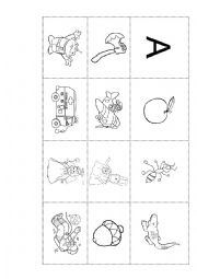 English Worksheet: Phonics Flash Card 