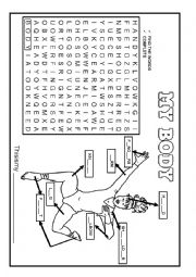 English Worksheet: MY BODY