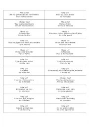 English Worksheet: English Guessing Jobs Game