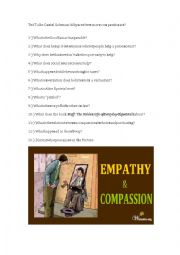 English Worksheet: Ted Talks: Daniel Goleman (Why arent we more compassionate?)