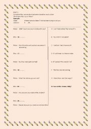 English Worksheet: KET TEST Reading and Writing