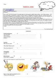 English Worksheet: School representatives