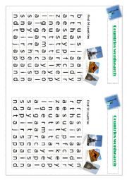 English Worksheet: Countries Wordsearch