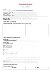 English Worksheet: Websearch: the Victorian Era