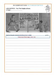 English Worksheet: The Kinght at Dawn