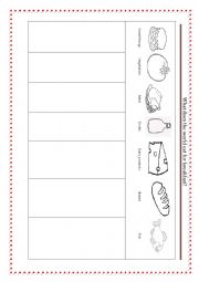 English Worksheet: Sort out your shopping list
