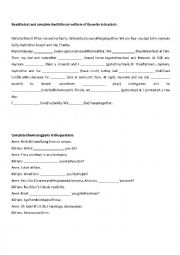 English Worksheet: Present simple review with questions