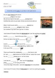 English Worksheet: Eye of the Storm