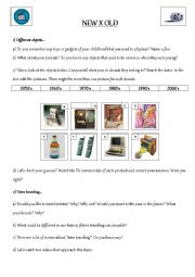 English Worksheet: New x Old