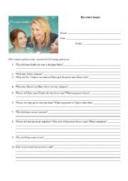 English Worksheet: My sisters keeper 