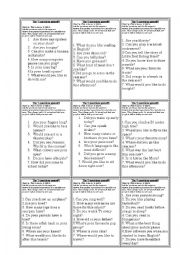 English Worksheet: first day activity