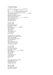 English Worksheet: songs for teaching past simple