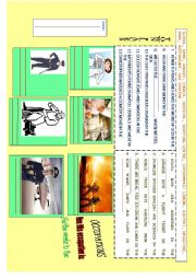 English Worksheet: TOWN PLACE, OCCUPATIONS WORKSHOP 