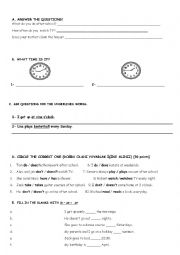 worksheet