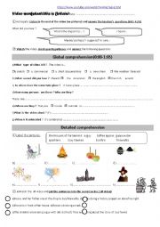 English Worksheet: bonfire