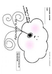 English Worksheet: WINDY WEATHER WORKSHOP 