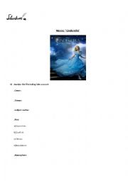 English Worksheet: Cinderella (2015) 