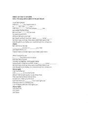 English Worksheet: Adele song past simple