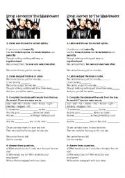 English Worksheet: Song worksheet Heroes by The Wallflowers