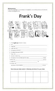 English Worksheet: Its time to work