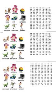 English Worksheet: Toys