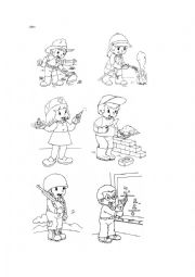 English Worksheet: Jobs 