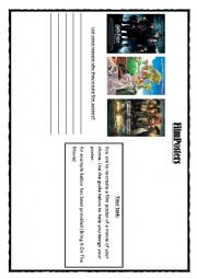 English Worksheet: Film Posters