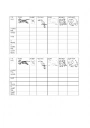 English Worksheet: Animals Description 