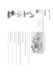 English Worksheet: At the park: On, in & under