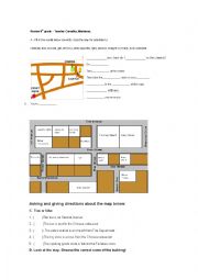 English Worksheet: directions for sixth grade