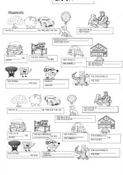 English Worksheet: PREPOSITIONS OF PLACE 