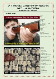 GUN OWNERSHIP - PROPAGANDA POSTERS - group work