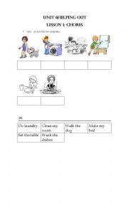 English Worksheet: Chores