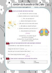 Another Day In Paradise lyrics - ESL worksheet by Adva