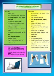 English Worksheet: Online shopping