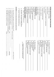 English Worksheet: Reported Speech and Causative