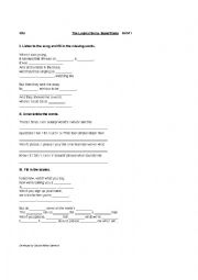 English Worksheet: THE LOGICAL SONG