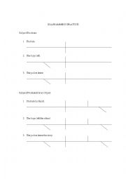 Diagramming Practice with Lines