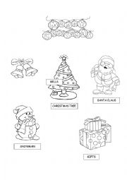 English Worksheet: Christmas Time