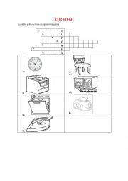 English Worksheet: KITCHEN