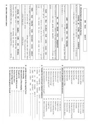 English Worksheet: 6th form language activities 